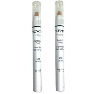 Pack of 2 NYX Jumbo Eye Pencil Cream Eye Crayon, Cashmere 630
